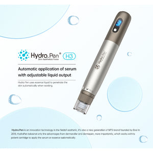 Hydra.Pen H3 Derma, the latest wireless electric serum pen for skin care