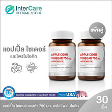 Load image into Gallery viewer, InterCare Apple Cider Vinegar 750 mg. + Probiotic (Made in USA)