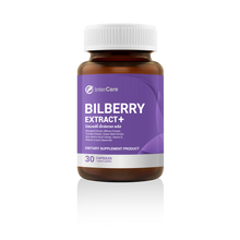Load image into Gallery viewer, InterCare Bilberry extract+ contains bilberry extract and lutein to nourish the eyes.