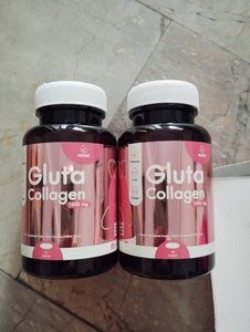 X3 Inzent Gluta Collagen 1000mg 30Cap Brightening Anti Aging Glowing Smooth Skin