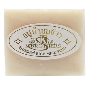 Pack12 X 100g. K.BROTHERS Rice Milk Soap Whitening Skin Herbal Care Shape Soap