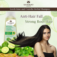 Load image into Gallery viewer, KHAOKHO Herbal Shampoo and Conditioner Set with Leech Lime &amp; Centella – Gentle Hair Care for Healthy