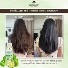 Load image into Gallery viewer, Khaokho Talaypu Shampoo + Conditioner, Kaffir Lime and Centella Asiatica Formula, Helps Reduce Hair Loss (180 ml, 160 ml)