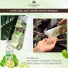 Load image into Gallery viewer, KHAOKHO Herbal Shampoo and Conditioner Set with Leech Lime &amp; Centella – Gentle Hair Care for Healthy