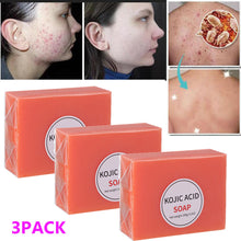 Load image into Gallery viewer, KOJIC Acid Face Body Cleanser Soap for Dark Spots Skin Lightening &amp; Whitening