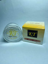 Load image into Gallery viewer, KT Night Cream: Reduces wrinkles around the eyes, brightens and smooths skin. A smooth and soft night cream.
