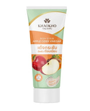 Load image into Gallery viewer, Khaokho Talaypu Body Scrub Apple Cider Vinegar 175 G. For firm and bouncy skin.