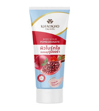 Load image into Gallery viewer, Khaokho Talaypu Body Scrub Pomegranate 175 G. For bright and clear skin.