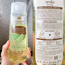 Load image into Gallery viewer, Khaokho Talaypu Shampoo Herbal Leech Lime Centella Organic 80 Ml.