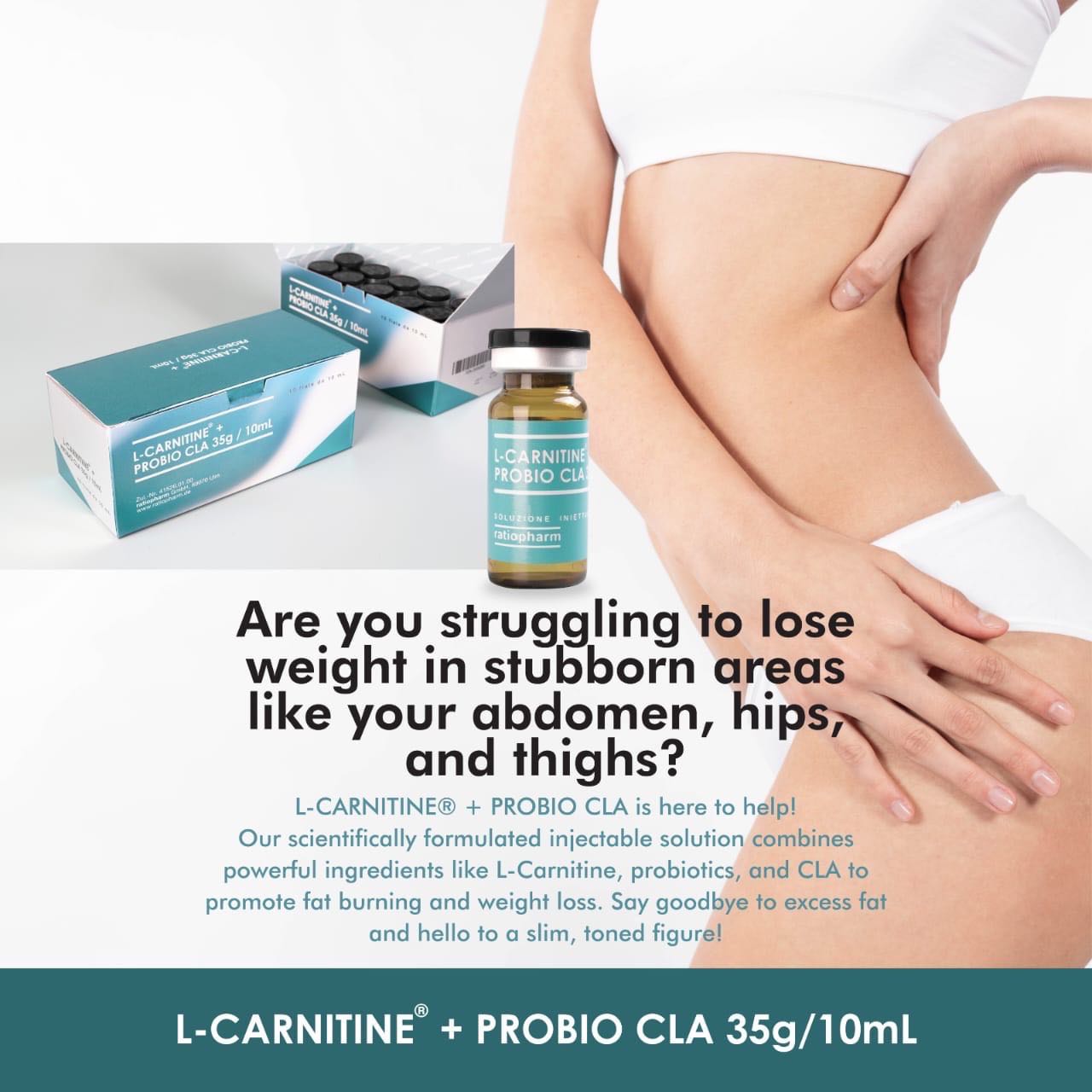 L-carnitine Probio CLA 35g. 10 ml. be injected 10 times. Quality item shop L-carnitine Probio CLA 35g. 10 ml. be injected 10 times. Quality item shop