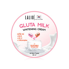 Load image into Gallery viewer, LALIO GLUTA MILK WHITENING Facial Cream 80ml - 1 or 3 pieces for brighter skin Smooth and soft texture