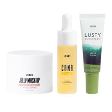 Load image into Gallery viewer, LANOS BIG SET Jelly Mask Up 20ml + Cana Serum 15ml + Lusty Sunsreen 15g