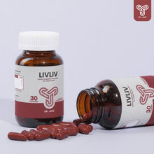 Load image into Gallery viewer, LIVLIV Liver Supplement by Dr. Jade: Reduces fatty liver, promotes liver health, 30 capsules.