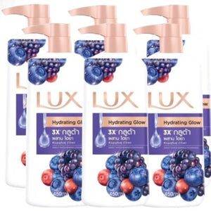 LUX Body Wash Hydrating Glow Sweet Mixed Berries Fragrance 500 ml pack of 2