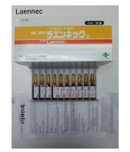 Laennec Placenta Japan Bounce face Skin with aura 1box / 50 ampoules