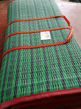 Load image into Gallery viewer, Large Thai Picnic Mat Fold Plastic Woven Style Camp Sit Sleep Outdoor Beach Lawn