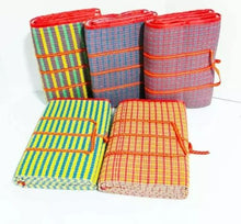 Load image into Gallery viewer, Large Thai Picnic Mat Fold Plastic Woven Style Camp Sit Sleep Outdoor Beach Lawn