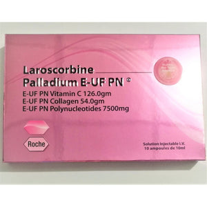 Aura white aquaskin veniscy 50 SET M+LAROSCORBINE PALLADIUM E-UF PN VITAMIN C + Placenta extact 1 Set