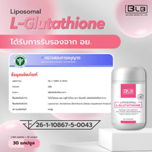 Load image into Gallery viewer, Liposomal L-Glutathione LipoGlo® is a dietary supplement under the BLB brand.