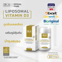 Load image into Gallery viewer, Liposomal Vitamin D3 Promotion of Liposovit®-D3 dietary supplement, BLB brand.