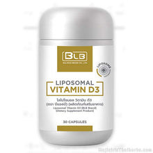Load image into Gallery viewer, Liposomal Vitamin D3 Promotion of Liposovit®-D3 dietary supplement, BLB brand.
