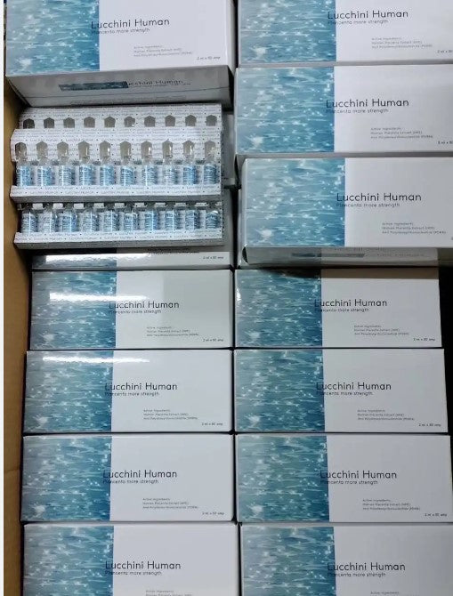 LUCCHINI HUMAN (BLUE) PLACENTA MORE STRENGTH INJECTION 1 Box – Quality ...