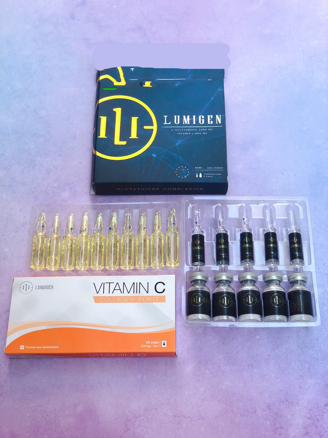 Lumigen Glutathione 1800mg + VITC Collagen Forte Quality item shop Lumigen Glutathione 1800mg + VITC Collagen Forte Quality item shop