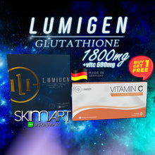 Load image into Gallery viewer, Lumigen Glutathione 1800mg + VITC Collagen Forte