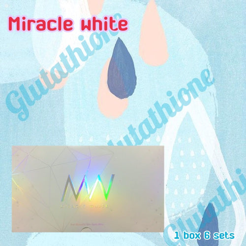 (SILVER) MIRACLE WHITE GLUTA IMPROVED NEW GLOW FORMULA 1 Box