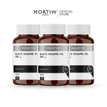 Load image into Gallery viewer, MORTIW (Doctor Thiw) Black Sesame Oil, 30 capsules, 500 mg.