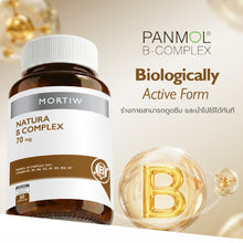 Load image into Gallery viewer, MORTIW (Doctor Thiew) Natura B Complex - Multivitamin B Complex, Brain Booster, Stress Reducer - 30 Capsules