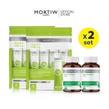 Load image into Gallery viewer, MORTIW Doctor Thiw Triple P Set + Phytoveggie Detoxification 15 sachets + 30 capsules