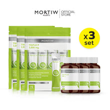 Load image into Gallery viewer, MORTIW Triple P 3,000 mg | Probiotic + Prebiotic + Postbiotic | 15 Sachets