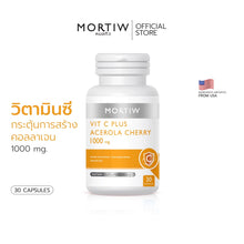 Load image into Gallery viewer, MORTIW Doctor Thiew VIT C PLUS for radiant and nourished skin 30 capsules, 1000 mg.