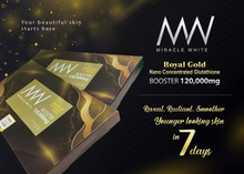 Load image into Gallery viewer, Miracle White Royal Gold 120000mg Glutathione Booster Injection