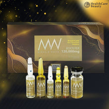 Load image into Gallery viewer, MW Miracle White Royal Gold 120000 mg. Skin Whitening Anti-Aging Injection Serum