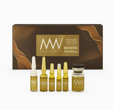 MW Miracle White Royal Gold 120000 mg. Skin Whitening Anti-Aging Injection Serum
