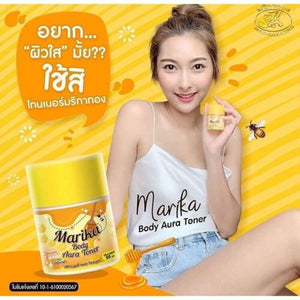 4x Marika Body Aura Toner Clear Skin Scurf Remover Manuka Honey 50ml