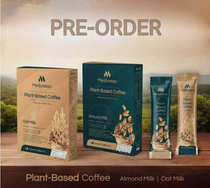 Medpresso Plant-Based Coffee Boost Up Weight Loss Diet Slim 0% Sugar Transf New