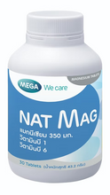 Load image into Gallery viewer, Mega Nat Mag Magnesium Supplement (30 tablets per bottle)