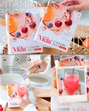 Load image into Gallery viewer, Mela C Glow Plus, a vitamin C drink mix with Acerola Cherry and Zinc, features a highly absorbable formula.