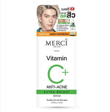 Load image into Gallery viewer, MERCI Vitamin C+ Anti-Acne Extra Bright Serum, facial skincare product, 15ml.