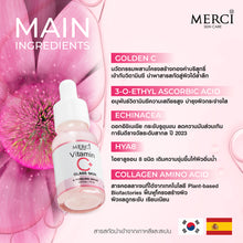 Load image into Gallery viewer, Merci Vitamin C Glass Skin &amp; Poreless Serum Skin hydrated restored Smoother skin