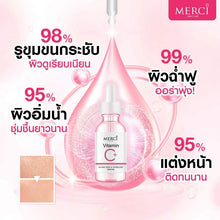 Load image into Gallery viewer, Merci Vitamin C Glass Skin &amp; Poreless Serum Skin hydrated restored Smoother skin