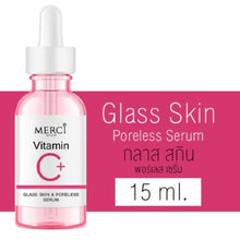 Load image into Gallery viewer, Merci Vitamin C Glass Skin &amp; Poreless Serum Skin hydrated restored Smoother skin