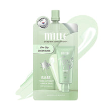 Load image into Gallery viewer, Mille TONE UP BABY GREEN BASE SPF30 PA++ 6 g. Mille green base, covers redness, controls oil.