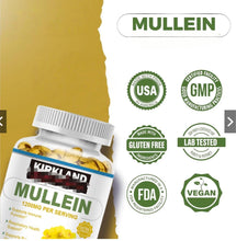 Load image into Gallery viewer, Mullein Leaf Supplement cleanses the lungs and supports the respiratory system
