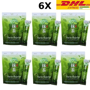 NARIN Hojicha Green Tea Powder Weight Manage Control Huger 15 Sachets X2 Packs