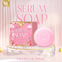 Load image into Gallery viewer, NB SERUM SOAP Reduce Acne Freckle Dark Spots Brighten Smooth Clear Face 60g