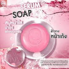 NB SERUM SOAP Reduce Acne Freckle Dark Spots Brighten Smooth Clear Face 60g